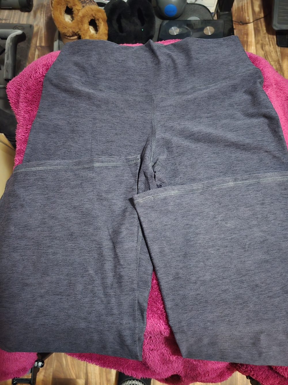 Athletic Works Charcoal Heathered ButterCore Flare Leggings